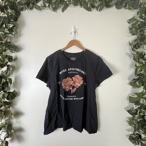 Schitts Creek Rose Apothecary Graphic Short Sleeve Shirt Grey Women’s Size XXL